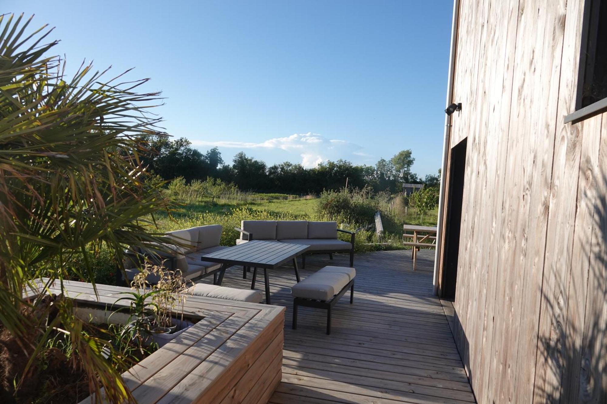 Maison Bois, Les Conches 10 Pers Longeville-sur-Mer Exterior foto