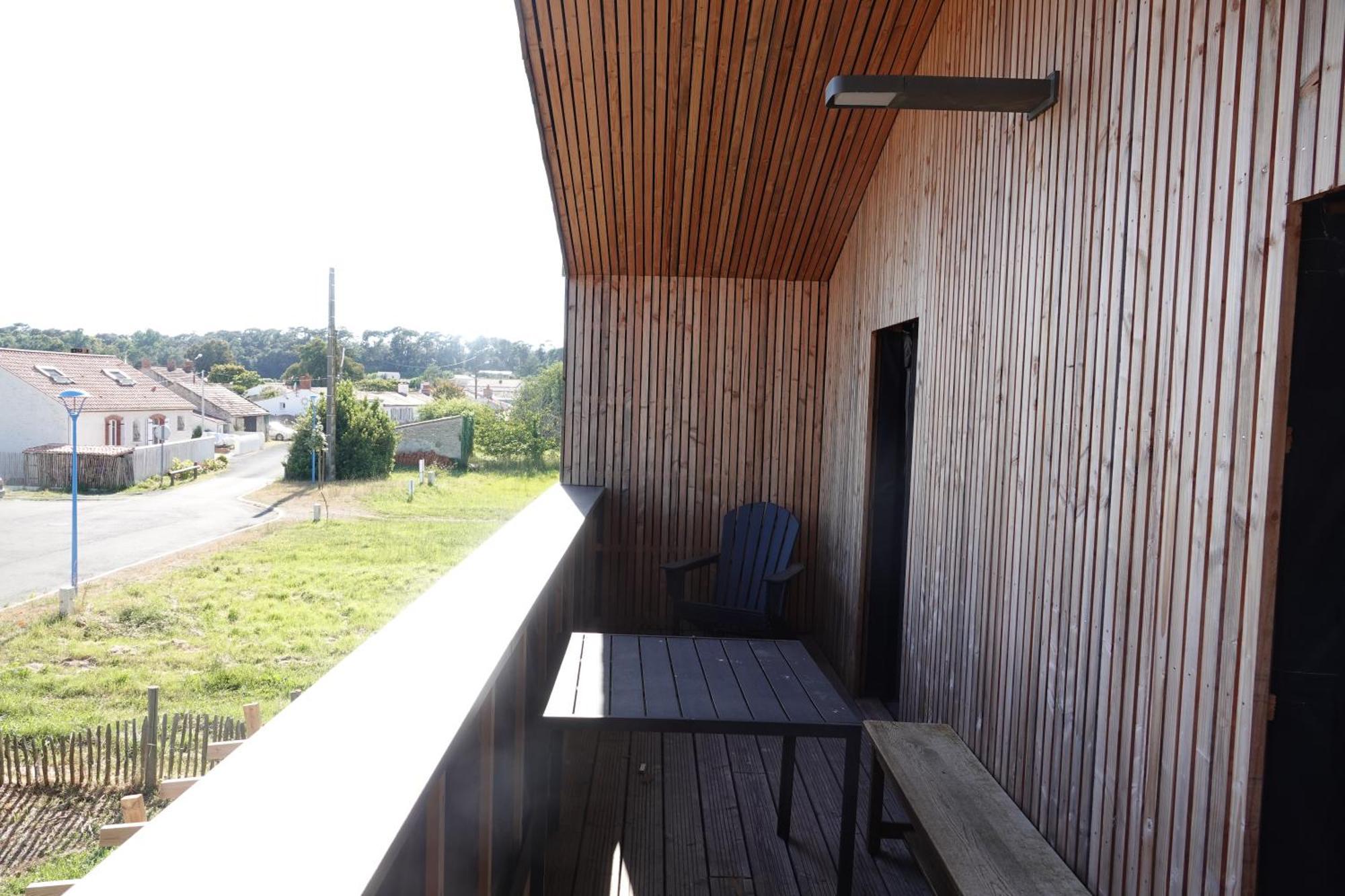 Maison Bois, Les Conches 10 Pers Longeville-sur-Mer Exterior foto