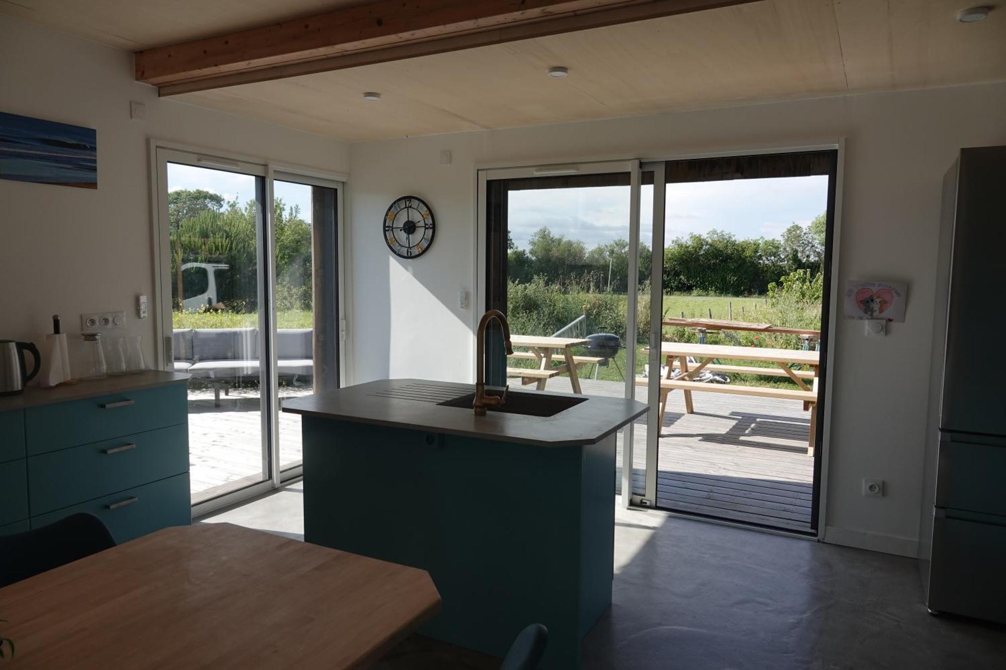 Maison Bois, Les Conches 10 Pers Longeville-sur-Mer Exterior foto