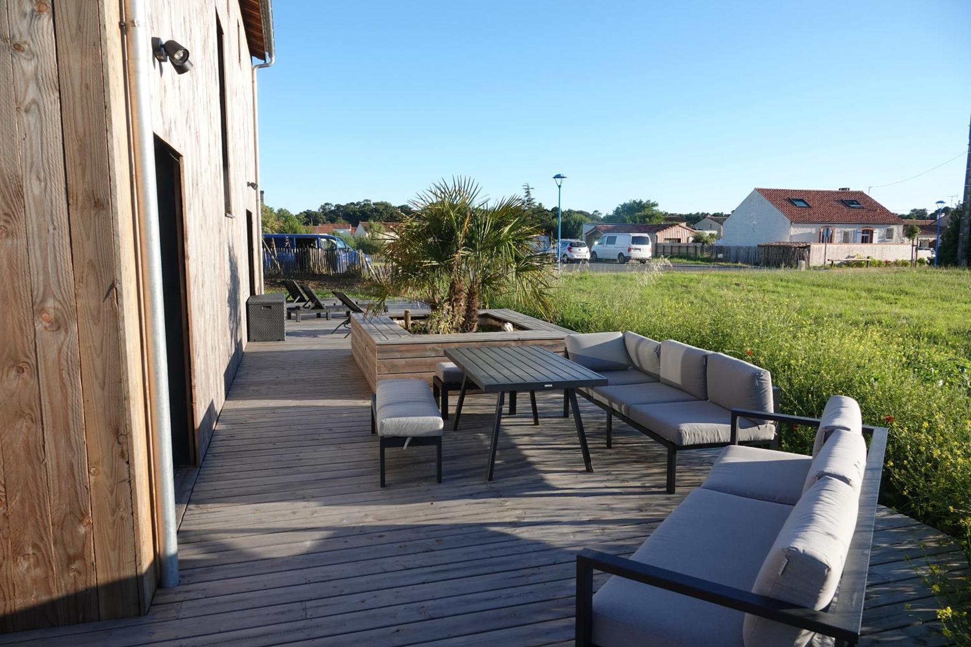 Maison Bois, Les Conches 10 Pers Longeville-sur-Mer Exterior foto